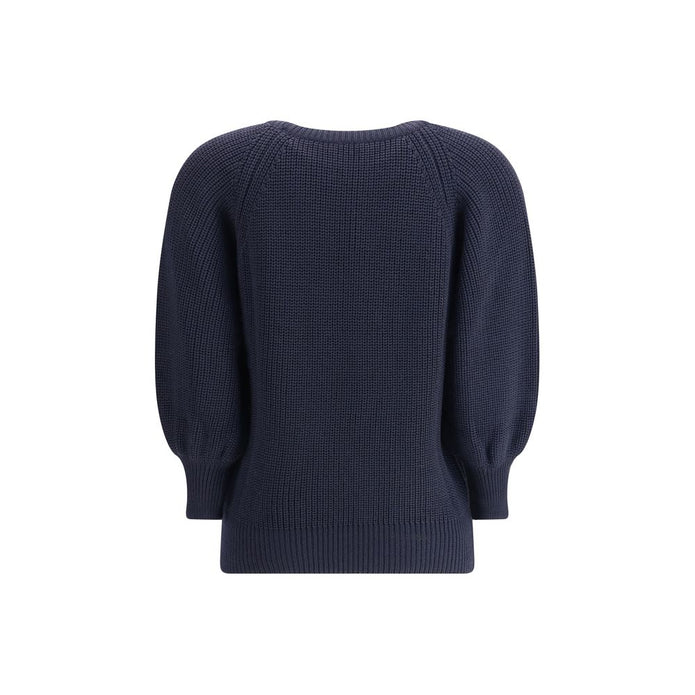 Blue Merino Wool Sweater
