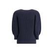 Blue Merino Wool Sweater
