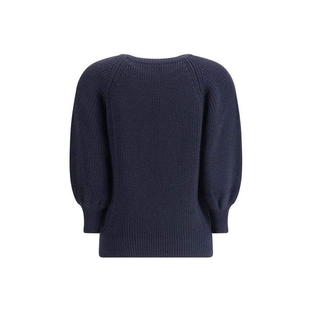 Blue Merino Wool Sweater