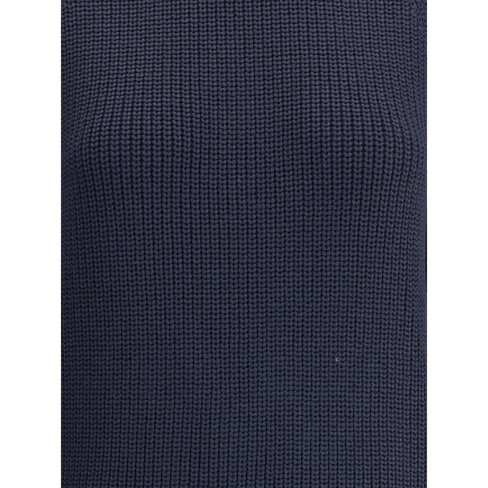 Blue Merino Wool Sweater