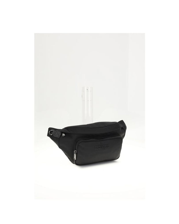 Black Polyamide Shoulder Bag