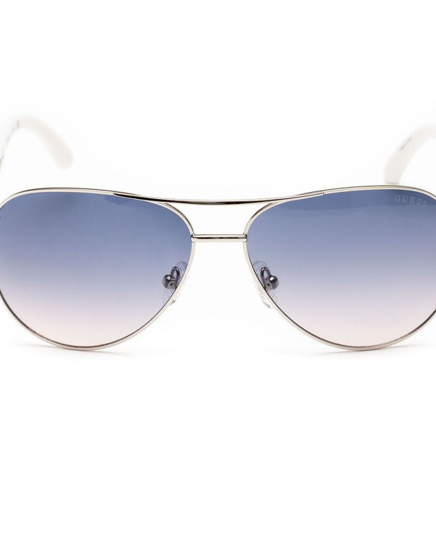 Gray Metal Sunglasses