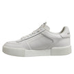 White Miami Leather Low Top Men Sneakers Shoes
