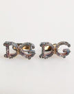 Gold Tone 925 Sterling Silver DG Logo Accessory Cufflink