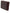 Leather Embossed Logo Trifold Men Card Holder Dark Brown
