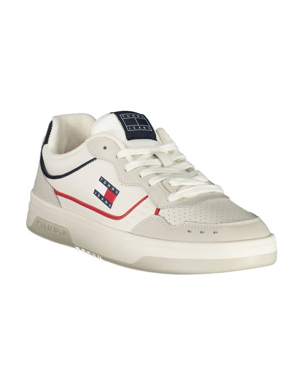 White Leather Men Sneaker