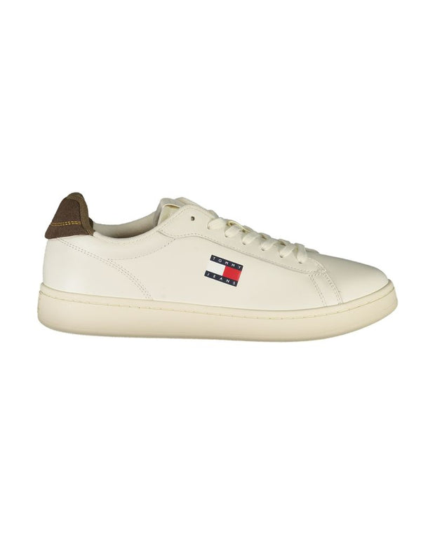 White Leather Men Sneaker