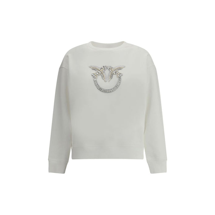 White Cotton Sweatshirt