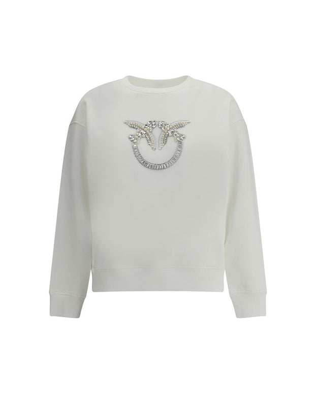 White Cotton Sweatshirt