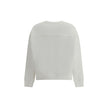 White Cotton Sweatshirt
