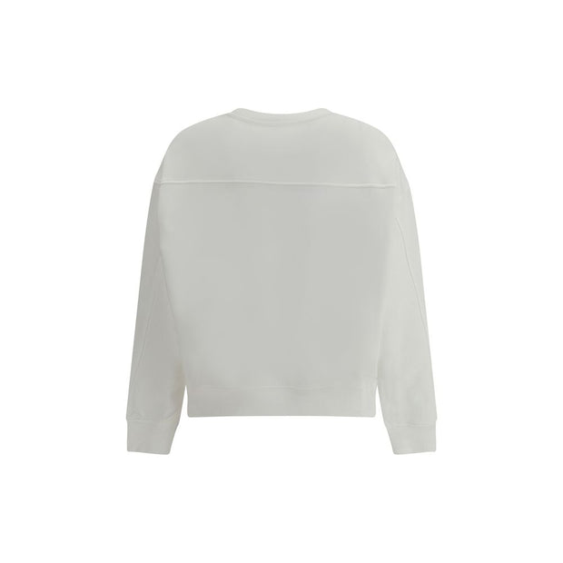 White Cotton Sweatshirt