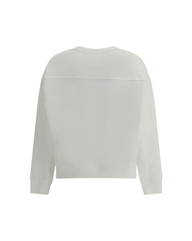 White Cotton Sweatshirt