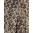 Monogram pattern silk Pants