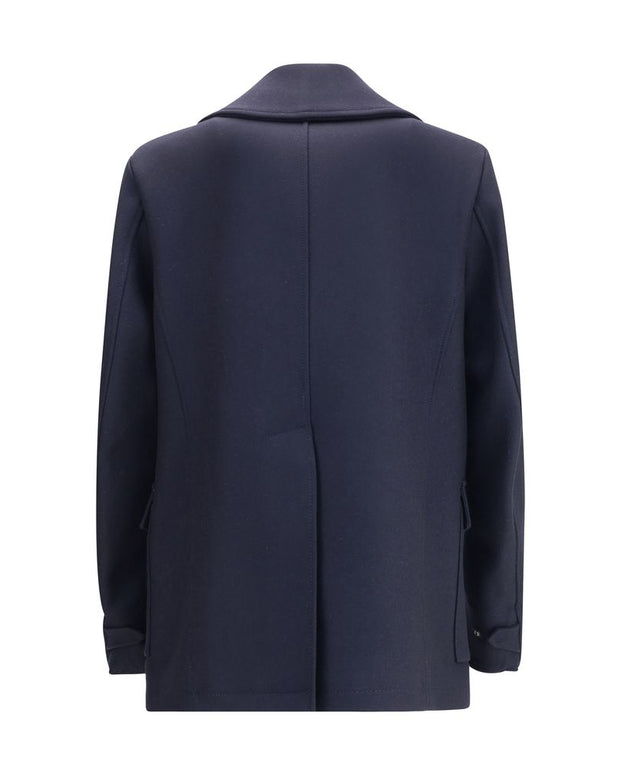 Blue Wool Coat
