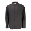 Black Cotton Men Shirt