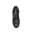 Vintage-effect Leather Loafers