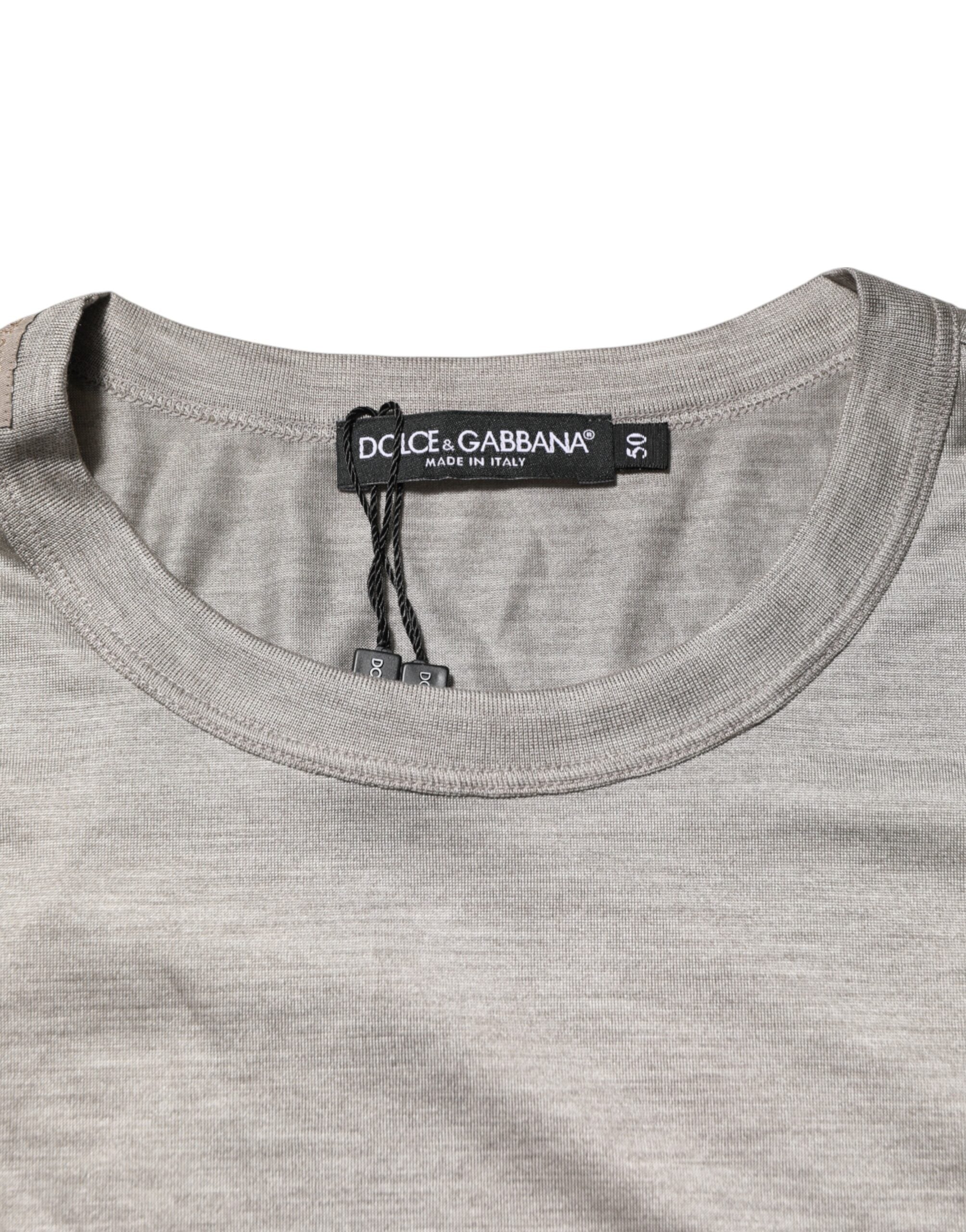 Beige Hazelnut Cotton Shortsleeve Shirt T-shirt