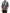 Multicolor Cotton Linen Temple Print T-shirt