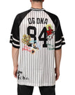 Tradizione Graffiti Print Oversized Men T-shirt