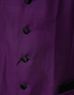 Purple Wool Dress Formal Waistcoat Vest
