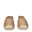 Brown Leather Espadrilles
