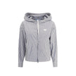 Striped hooded Jacket