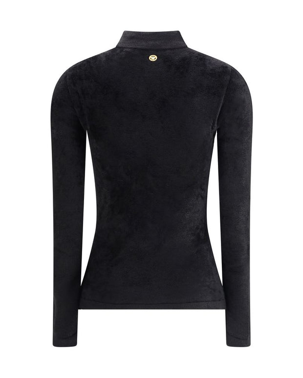 Chenille Top with half nec