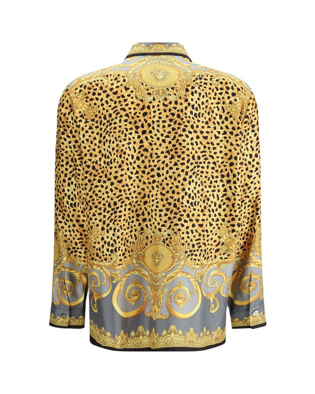 Silk Cheetah Foulard Shirt