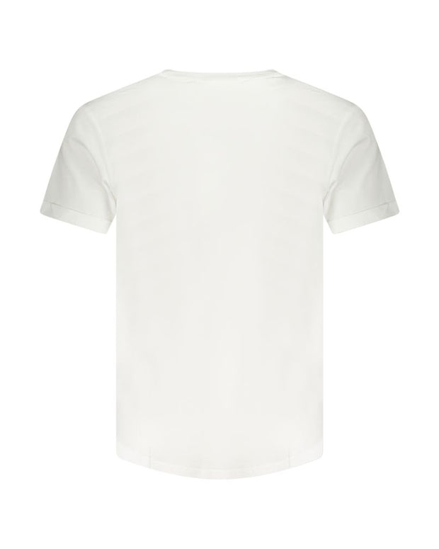 White Cotton Men T-Shirt
