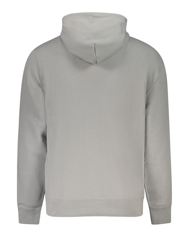 Gray Recycled Polyester Men Sweater