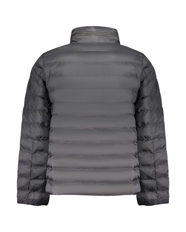 Black Polyamide Men Jacket