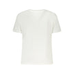 White Cotton Women T-Shirt