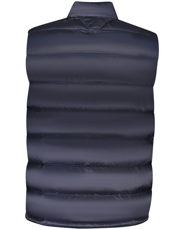 Blue Nylon Men Jacket