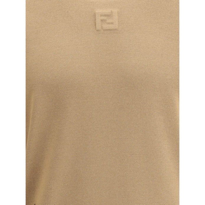 Beige Fleece Wool Sweatshirt