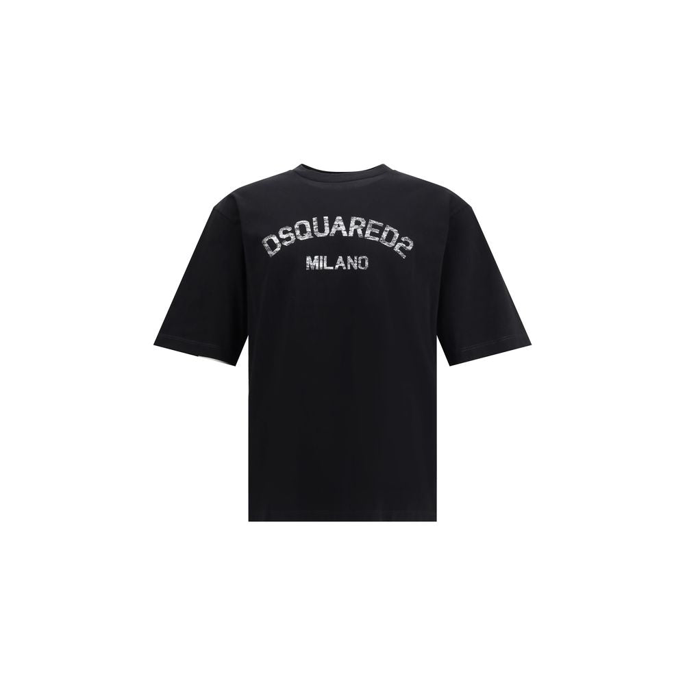 Black Cotton T-Shirt