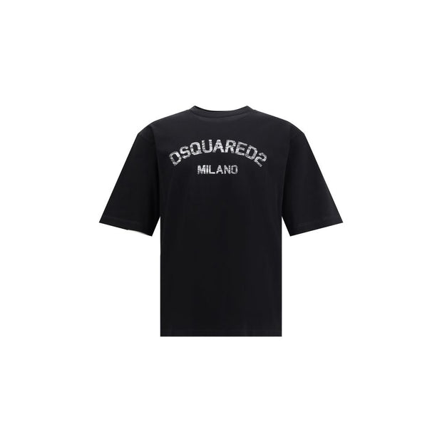 Black Cotton T-Shirt