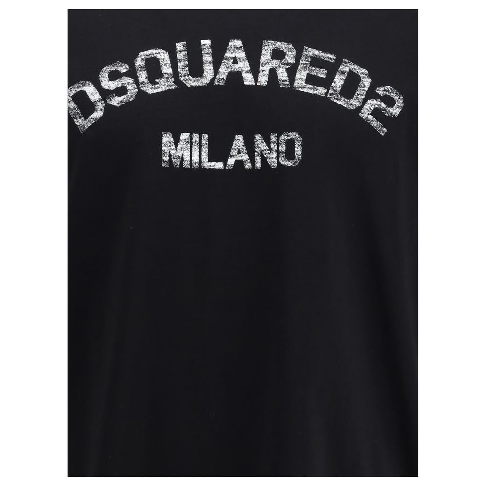 Black Cotton T-Shirt