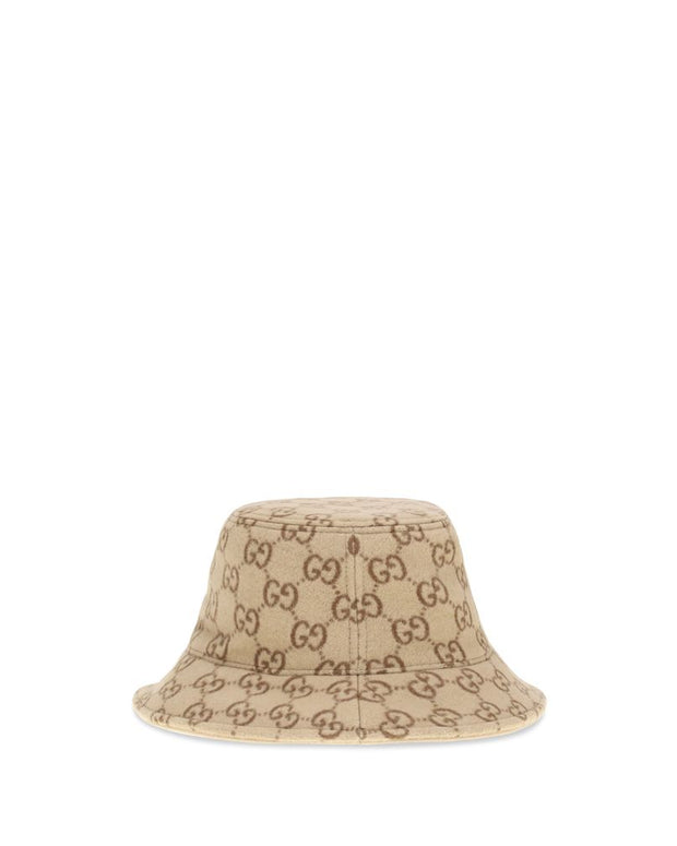 GG jacquard wool Bucket Hat