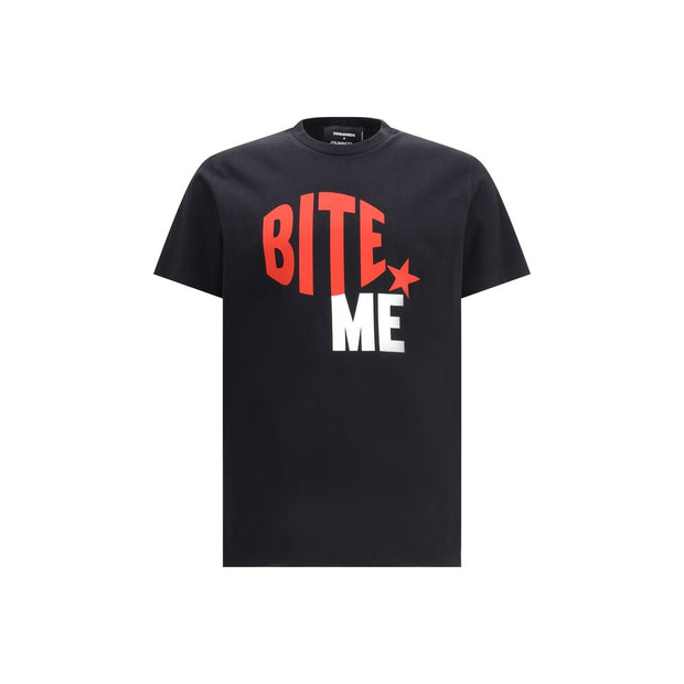 Black Cotton T-Shirt