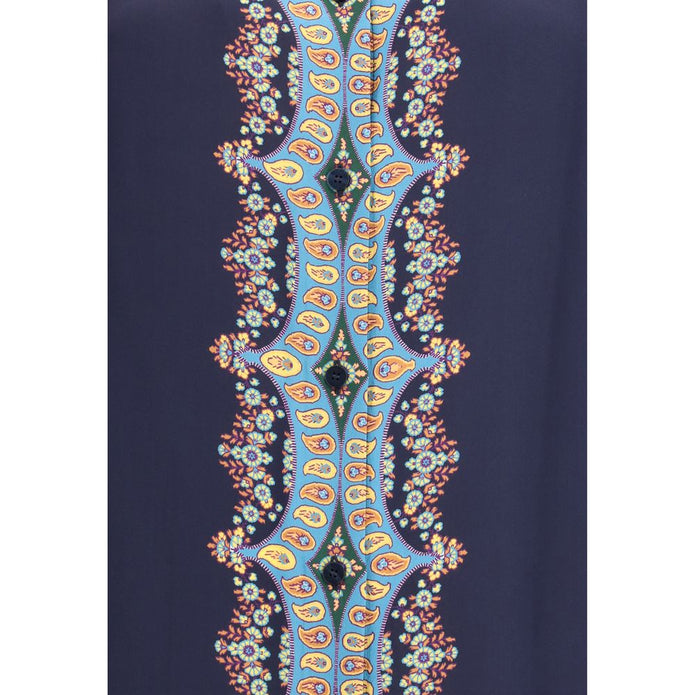 Multicolor Silk Pattern Shirt