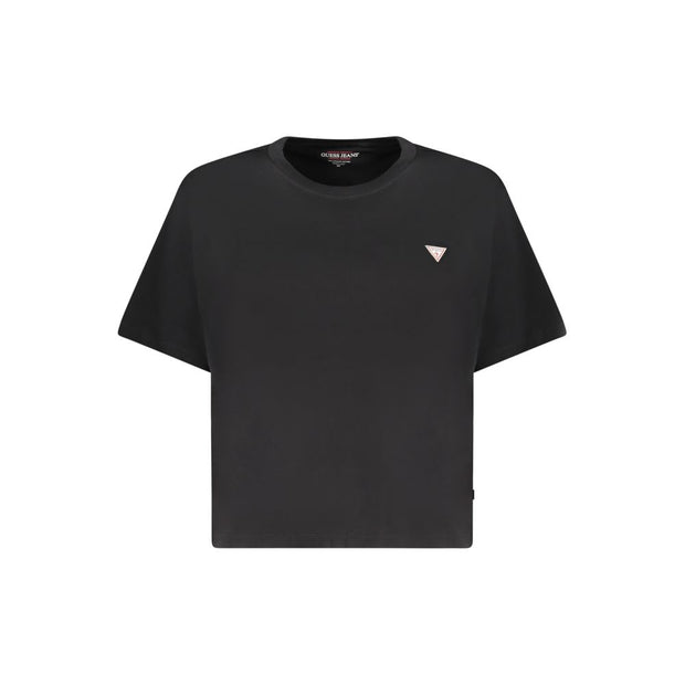 Black Cotton Women Top