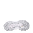 White Fabric Chunky Sneakers