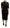 Black Floral Lace Sheath Knee Length Dress