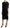 Black Floral Lace Sheath Knee Length Dress