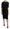 Black Floral Lace Sheath Knee Length Dress