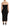 Black Cady Sleeveless Lace Up Bodycon Dress