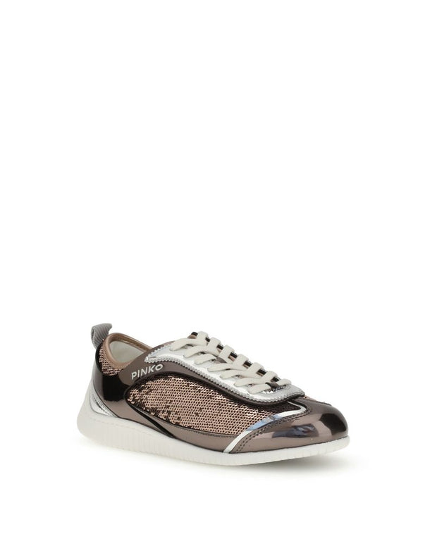 Sequined mirror fabric Reby 10 Sneakers