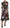Multicolor Patchwork Floral Leopard Dress