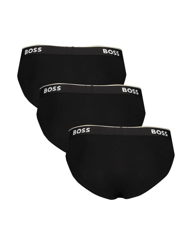 Black Cotton Men Brief