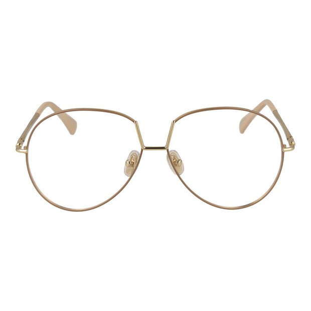 Beige Metal Glasses (Frames)